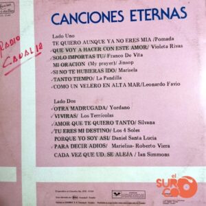 Disco de Vinilo Varios - Canciones Eternas Vinyl Record