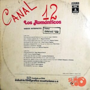 Disco de Vinilo Varios - Los Románticos Vinyl Record
