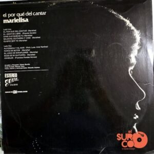 Disco de Vinilo Marielisa - El Porque De Cantar Vinyl Record