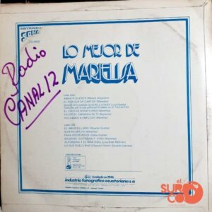 Disco de Vinilo Marielisa - Lo Mejor De Marielisa Vinyl Record