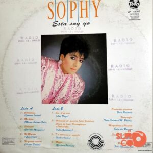 Disco de Vinilo Sophy - Esta Soy Yo Vinyl Record