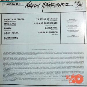 Disco de Vinilo Nelson Henríquez - Y Ahora Es Nelson Henríquez Vinyl Record