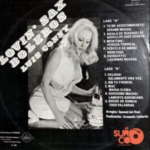Disco de Vinilo Luis Conny - Lovin’ Sax Boleros Vinyl Record