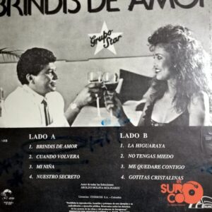 Disco de Vinilo Grupo Star - Brindis De Amor Vinyl Record