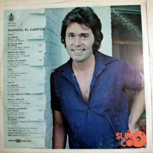Disco de Vinilo Raphael - Raphael El Cantor Vinyl Record