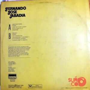 Disco de Vinilo Fernando José Abadia - Fernando Jose Abadía Vinyl Record