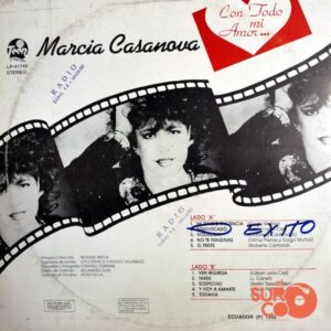 Disco de Vinilo Marcia Casanova - Con Todo Mi Amor Vinyl Record