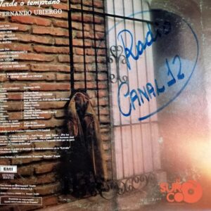 Disco de Vinilo Fernando Ubiergo - Tarde O Temprano Vinyl Record