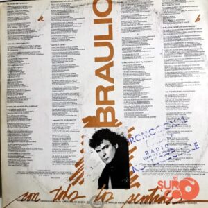 Disco de Vinilo Braulio - Con Todos Los Sentidos Vinyl Record