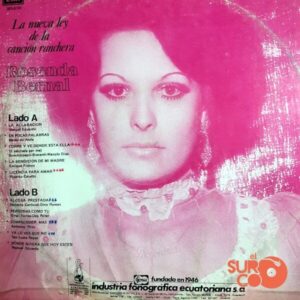 Disco de Vinilo Rosenda Bernal - La Nueva Ley De La Canción Ranchera Vinyl Record