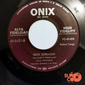 Disco de Vinilo Julio Jaramillo - Pasional / Triste Borracho Vinyl Record