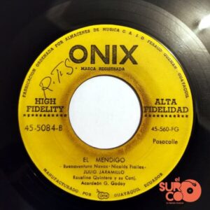 Disco de Vinilo Julio Jaramillo - El Alma En Los Labios / El Mendigo Vinyl Record