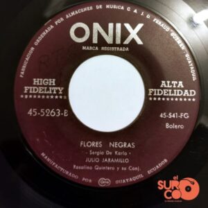 Disco de Vinilo Julio Jaramillo - Amor Del Alma / Flores Negras Vinyl Record