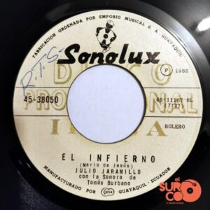 Disco de Vinilo Julio Jaramillo - El Vicio / El Infierno Vinyl Record