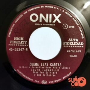 Disco de Vinilo Julio Jaramillo - Por Qué Dios Mío / Quema Esas Cartas Vinyl Record