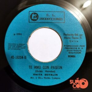 Disco de Vinilo Anita Sotalin - Vuelvo A Ser Feliz / Te Amo Con Pasión Vinyl Record