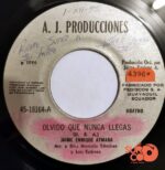 Disco de Vinilo Jaime Enrique Aymara - Olvido Que Nunca Llegas / Nuestra Pobreza Vinyl Record