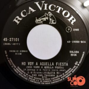 Disco de Vinilo Violeta Rivas - Cuando Llegue El Fin Del Mundo / No Voy A Aquella Fiesta Vinyl Record