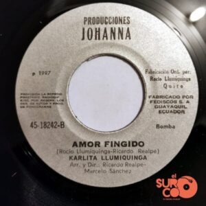 Disco de Vinilo Karlita Llumiquinga - Tu Olvido / Amor Fingido Vinyl Record