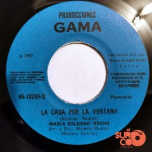 Disco de Vinilo María Soledad Rocha - Ni Chis Ni Mus / La Casa Por La Ventana Vinyl Record