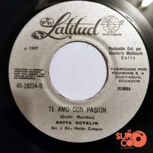 Disco de Vinilo Anita Sotalin - Vuelvo A Ser Feliz / Te Amo Con Pasión Vinyl Record