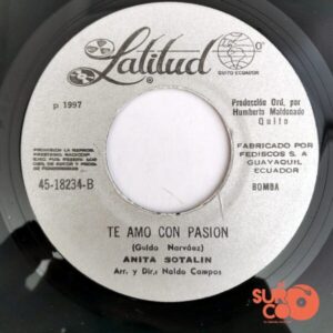 Disco de Vinilo Anita Sotalin - Vuelvo A Ser Feliz / Te Amo Con Pasión Vinyl Record