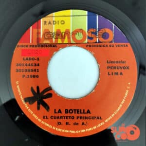 El Cuarteto Principal - La Botella / Llora Llora Corazón Vinilo