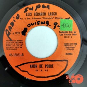Disco de Vinilo Luis Gerardo Larco - Solo Mentiras / Amor De Pobre Vinyl Record