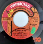 Disco de Vinilo Luis Gerardo Larco - Llorando Se Fue / Una Lágrima Vinyl Record