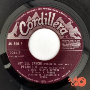 Disco de Vinilo Polibio Mayorga - A Caballo Cumbia A Go Go / Soy Del Carchi Vinyl Record