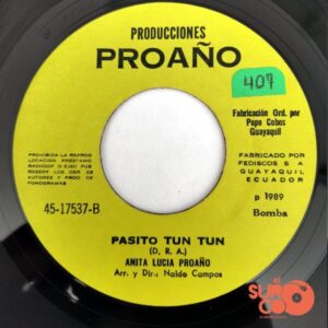 Disco de Vinilo Anita Lucía Proaño - Nuestro Amor / Pasito Tun Tun Vinyl Record