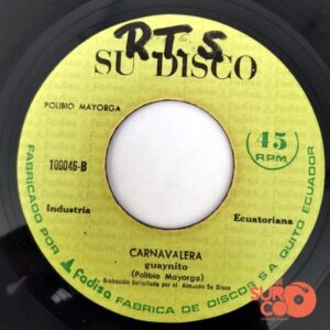 Disco de Vinilo Polibio Mayorga - Guambrita Engañadora / Carnavalera Vinyl Record