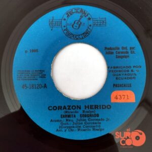 Disco de Vinilo Carmita Coronado - Soy Feliz / Corazón Herido Vinyl Record