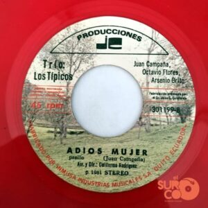 Disco de Vinilo Trío Los Típicos - Recuerdos Quiteños / Adios Mujer Vinyl Record