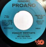 Disco de Vinilo Anita Lucía Proaño - Porque Mentiste / Una Lágrima Vinyl Record