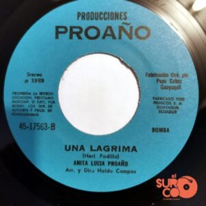 Disco de Vinilo Anita Lucía Proaño - Porque Mentiste / Una Lágrima Vinyl Record