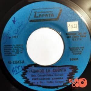 Fernando Zumba - Pagando La Cuenta / Linda Guambra Vinilo