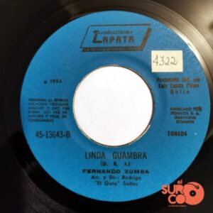 Disco de Vinilo Fernando Zumba - Pagando La Cuenta / Linda Guambra Vinyl Record