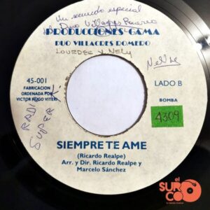 Disco de Vinilo Dúo Villacrés Romero - Dulce Locura / Siempre Te Amé Vinyl Record