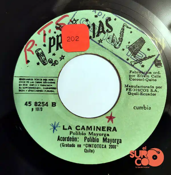 Disco de Vinilo Polibio Mayorga - Marbella / La Caminera Vinyl Record