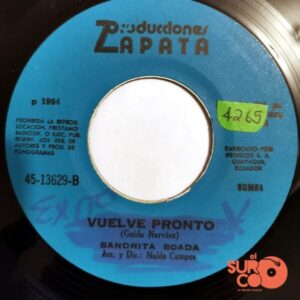 Disco de Vinilo Sandrita Boada - Carnavalito / Vuelve Pronto Vinyl Record