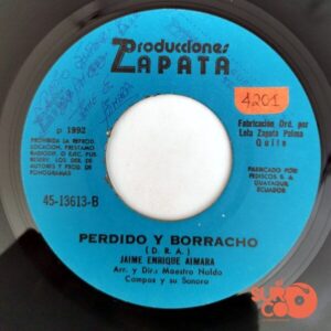 Disco de Vinilo Jaime Enrique Aymara - Ingrato Amor / Perdido Y Borracho Vinyl Record