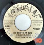 Disco de Vinilo Los Tres Campeones - Carabuela / Que Lindo Es Mi Quito Vinyl Record