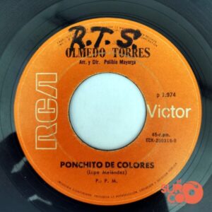 Disco de Vinilo Olmedo Torres - Cabañal / Ponchito De Colores Vinyl Record
