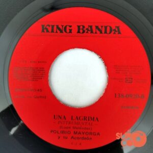 Disco de Vinilo Polibio Mayorga - Mi Traguerita / Una Lágrima Vinyl Record