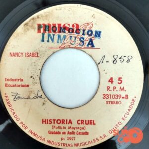 Disco de Vinilo Nancy Isabel - Puñales En El Pecho / Historia Cruel Vinyl Record