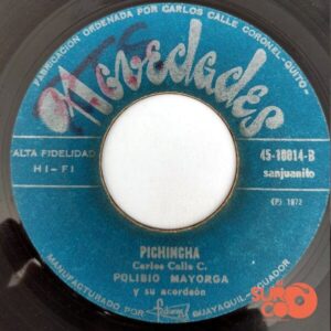 Disco de Vinilo Polibio Mayorga - Bomba Quiteña / Pichincha Vinyl Record