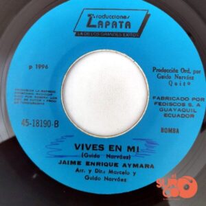 Disco de Vinilo Jaime Enrique Aymara - Ya Nada Te Queda / Vives En Mi Vinyl Record