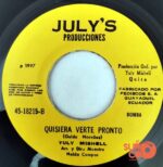 Disco de Vinilo Yuly Mishell - Que Lindo Es Amar / Quisiera Verte Pronto Vinyl Record