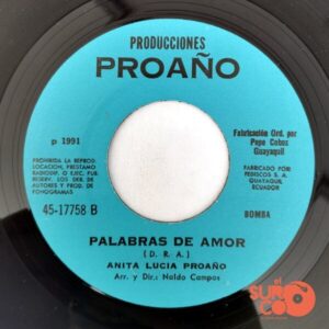 Disco de Vinilo Anita Lucía Proaño - Llorar Llorar / Palabras De Amor Vinyl Record